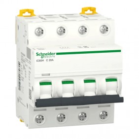 Circuit breaker-Schneider 4P 20A 10KA C 4...
