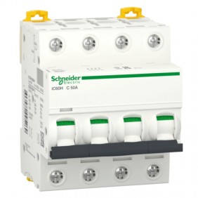 Interrupteur magnétothermique Schneider 4P 50A...