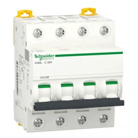 Interruttore magnetotermico Schneider 4P 32A...