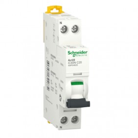 Magnetotermico Schneider Acti9 1P+N 20A 6KA C...