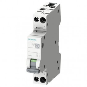 Interrupteur magnétothermique Siemens 6A 1P+N...