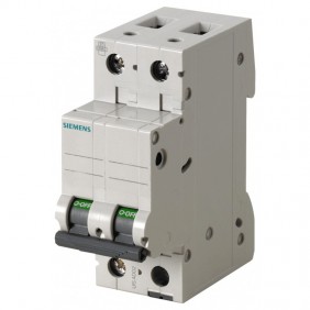 Interruptor de circuito de Siemens 2P 6A 6 ka...