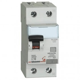 Bticino magnetotermico differenziale 10A 1+N...