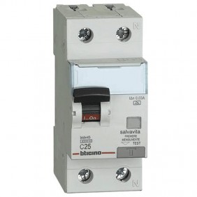 Bticino 1P+N 25A 30mA disyuntor diferencial...