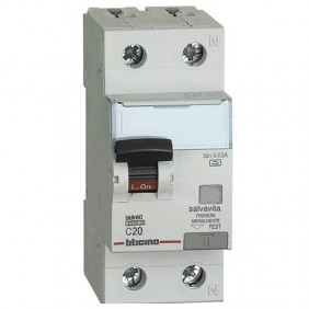Bticino thermomagnetic differential switch 1P+N...
