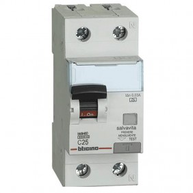 Bticino thermomagnetic differential switch 1P+N...