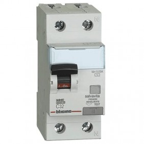 Bticino thermomagnetic differential switch 1P+N...