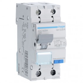 Earth leakage circuit breaker Hager 1P+N 30MA...