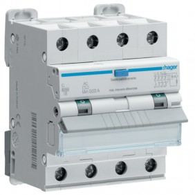 Hager 4P 30MA 20A magnetotérmico interruptor...
