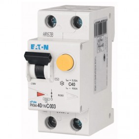Eaton 40A 1P+N 30MA AC 4.5KA disjoncteur à...
