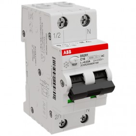 Magnétothermique différentielle Abb 16A 1P N...