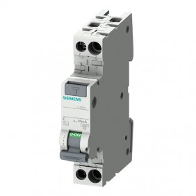Siemens 16A 4,5KA 1P+N Tipo A 30ma Interruptor...