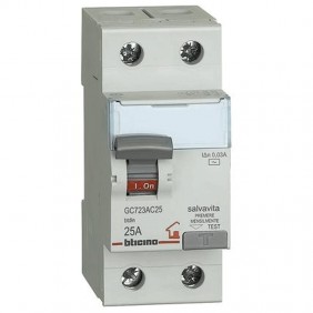 Bticino interruptor diferencial 25A 0,03A 2P AC...