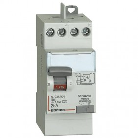 Bticino differenziale salvavita 25A 30MA G723AC25H