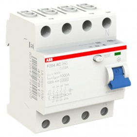 Interruttore ABB differenziale puro 4 poli 40A...