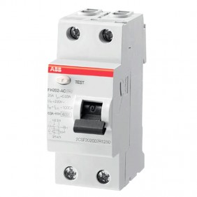ABB residual current circuit breaker 2P 30mA AC...