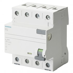 Siemens disjoncteur différentiel 4 pôles 25A...