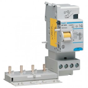 Blocco differenziale Hager 4P 25A 300mA A 3...