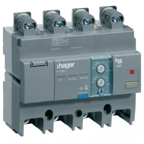 Hager differential lock 4P 250A adjustable 0,06...