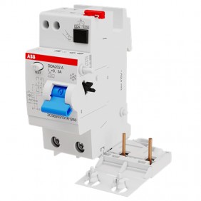 ABB DDA202 2P 25A 300mA bloqueo diferencial...
