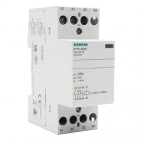 Contattore Siemens 25A 2NA+2NC 230V/CA 2 moduli...
