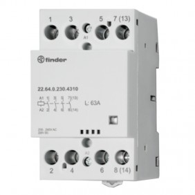 Finder contactor DIN 4 contacts NO...