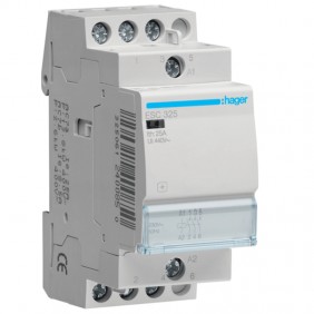 Contactor Hager 25A 3NA 230VAC ECO 2 modules...