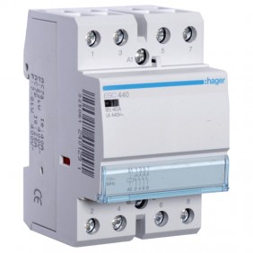 Contattore Hager 40A 4NA 230VAC STD 3 moduli...