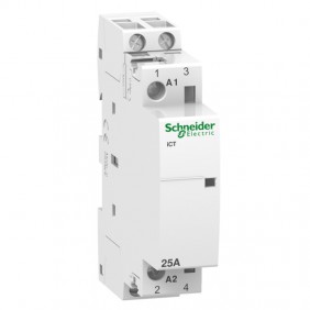 Contattore Schneider 25A 2NA 24VAC 1 modulo...