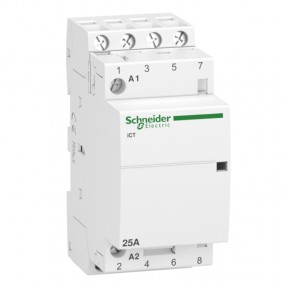 Contattore Schneider 25A 4NA 230VAC 2 moduli...