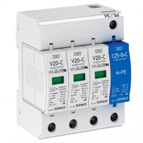 Limiteur de surtension Obo Betterman 20KA 3P+N...