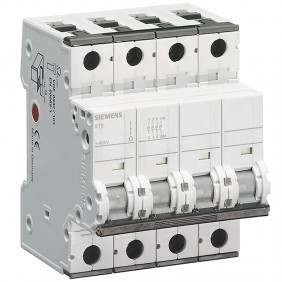 Interruptor seccionador Siemens 4P 40A de 4...