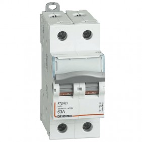 Bticino 2P 63A interruptor seccionador de 2...