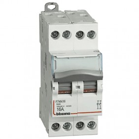 Bticino sezionatore 4P 16A 2 moduli F74N16