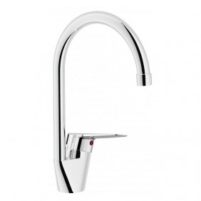 Nobili HOF kitchen sink mixer with high spout...