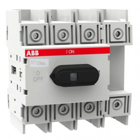 ABB OT125M4 4P 125A Rotary Disconnect Switch...