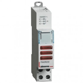Spia Bticino luminosa con 3 led rossi 230-400...