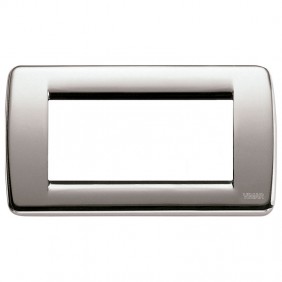 Vimar Idea Rondo placa 4 módulos Níquel...