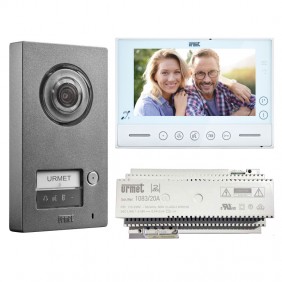 KIT Videocitofono Urmet Monofamiliare con...