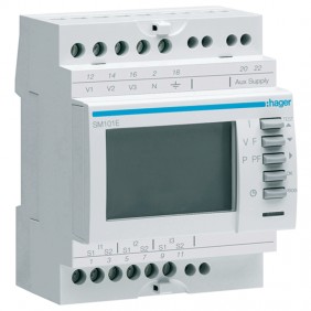 Hager multifunction ammeter-voltometer HZ-H 4M...
