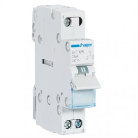 Commutatore Hager 1-0-2 1 polo 25A 1 modulo SFT125
