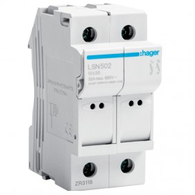 Porte-fusible Hager 32A 2P 400V L38 2 modules...