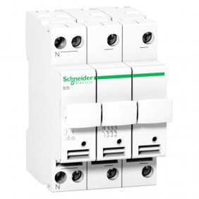 Schneider fuse holder 3P+N 32A 10,3X38 3...