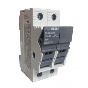 Portafusibles Italweber BCH para fusibles 10,3...