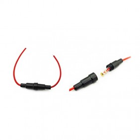 Porte-fusible volant Italweber avec câbles 1,5...