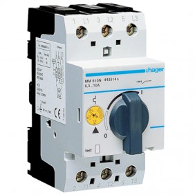 Salvamotore Hager 6,3-10A 2,5 moduli 3 poli MM510N