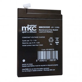 Lead acid battery 6V 3,3 Ah Cobat Included B6V3.3A