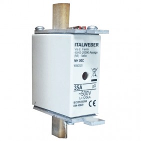 Knife fuse Italweber NH 00C standard curve gG...