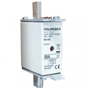 Knife fuse Italweber NH 00C standard curve gG...