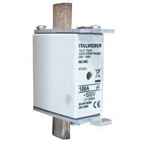 Fusible de cuchilla Italweber NH 00C curva...